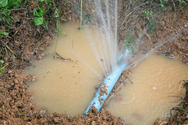 Products For Water Pipe Repairs in use